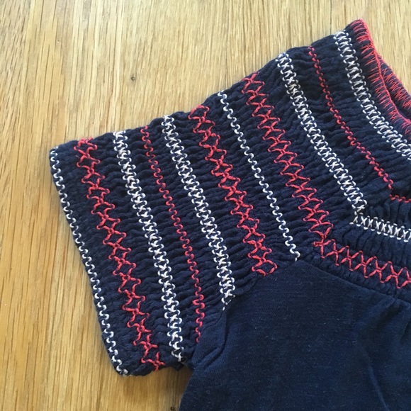 Anthropologie Navy Deletta Top - Picture 2 of 7